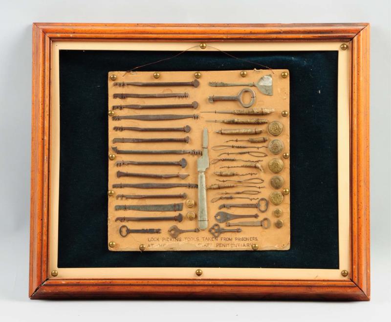 Appraisal: Lock Picking Tools Taken from prisoners at the Texas State