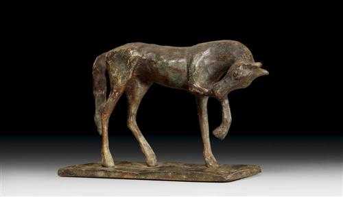 Appraisal: GIACOMETTI DIEGO Stampa - Paris Etude de cheval Circa Bronze