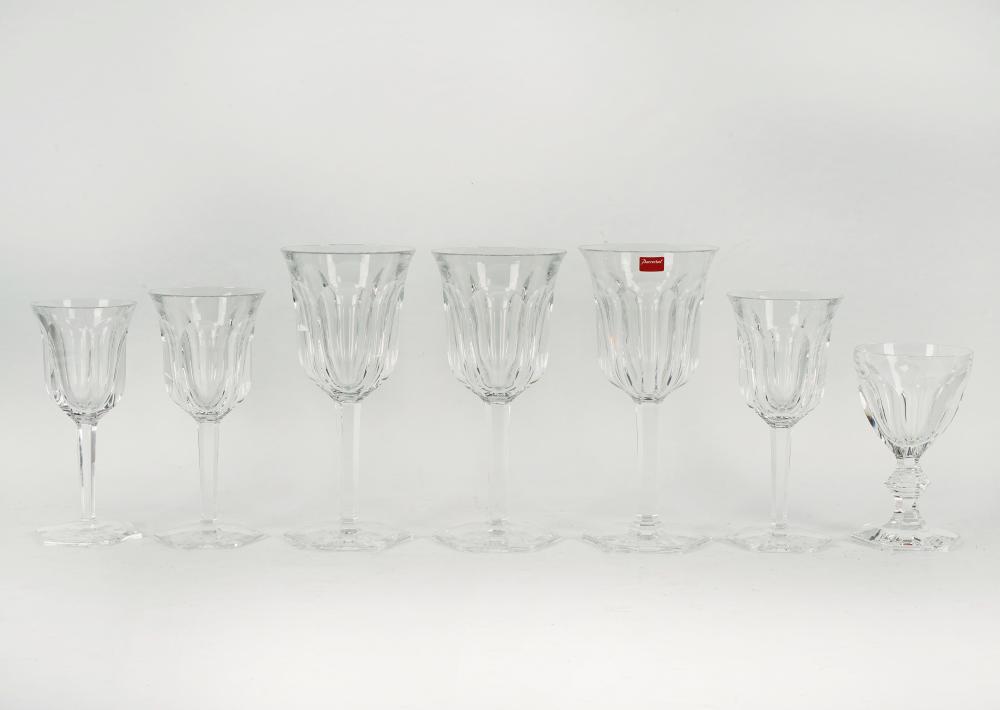 Appraisal: ASSEMBLED GROUP OF BACCARAT CRYSTAL STEMWAREeach marked comprising Malmaison tall