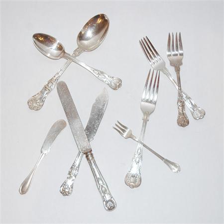 Appraisal: Gorham Sterling Silver Partial Flatware Service T W a Group