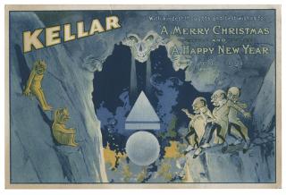 Appraisal: Kellar Harry Heinrich Keller Merry Christmas and Happy New Year