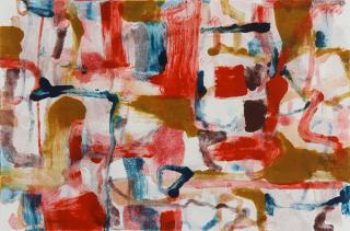 Appraisal: Monotype Peter Sullivan Peter Sullivan American Contemporary Untitled oil monotype