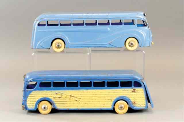 Appraisal: LOT OF TWO KINGSBURY GREYHOUND BUSES Pressed steel both done