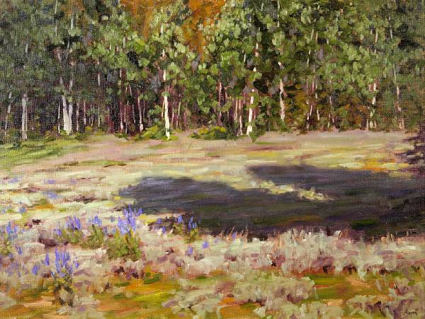 Appraisal: Peter Hagen American born Spring Meadow with Wildflowers signed 'Hagen'