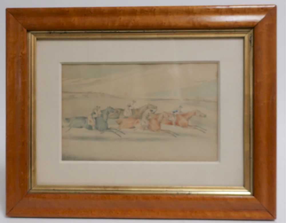 Appraisal: Henry Thomas Alken - Horse Race W C Signed Alken