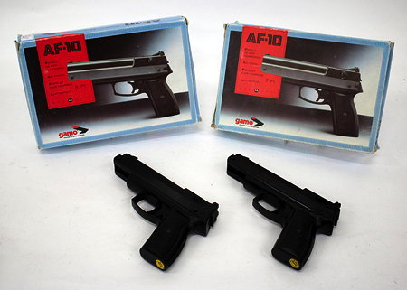 Appraisal: TWO GAMO CALIBER AIR PISTOLS model AF- each with original