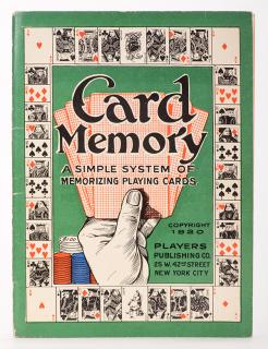 Appraisal: Card Counting Card Memory Card Counting Card Memory A Simple