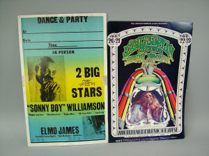 Appraisal: A Sonny Boy Williamson dance and party poster together with