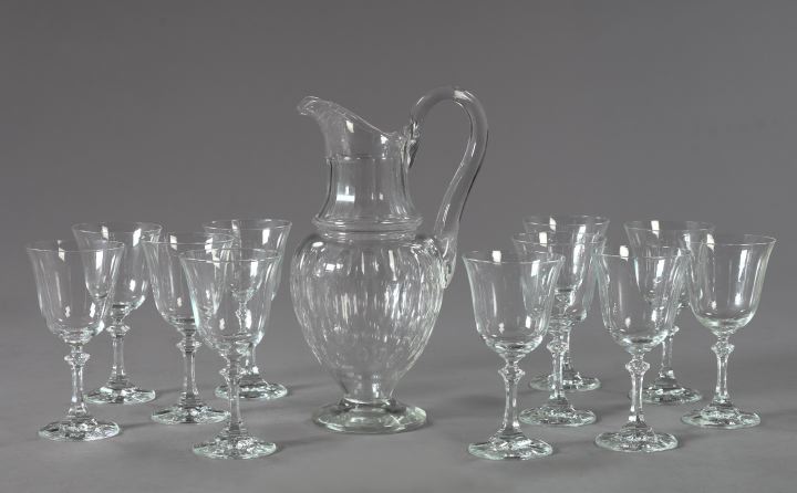 Appraisal: Twelve-Piece Group of Glassware consisting of a good tall English