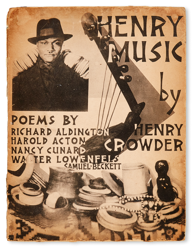 Appraisal: LITERATURE AND POETRY CROWDER HENRY COMPOSER Henry Music Poems by