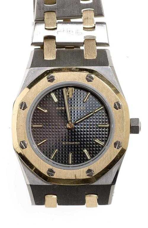 Appraisal: BICOLOR LADY'S WRISTWATCH AUDEMARS PIGUET ROYAL OAK s Steel and