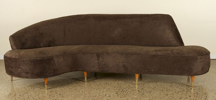 Appraisal: MID CENTURY MODERN ITALIAN ORGANIC FORM SOFA A mid century