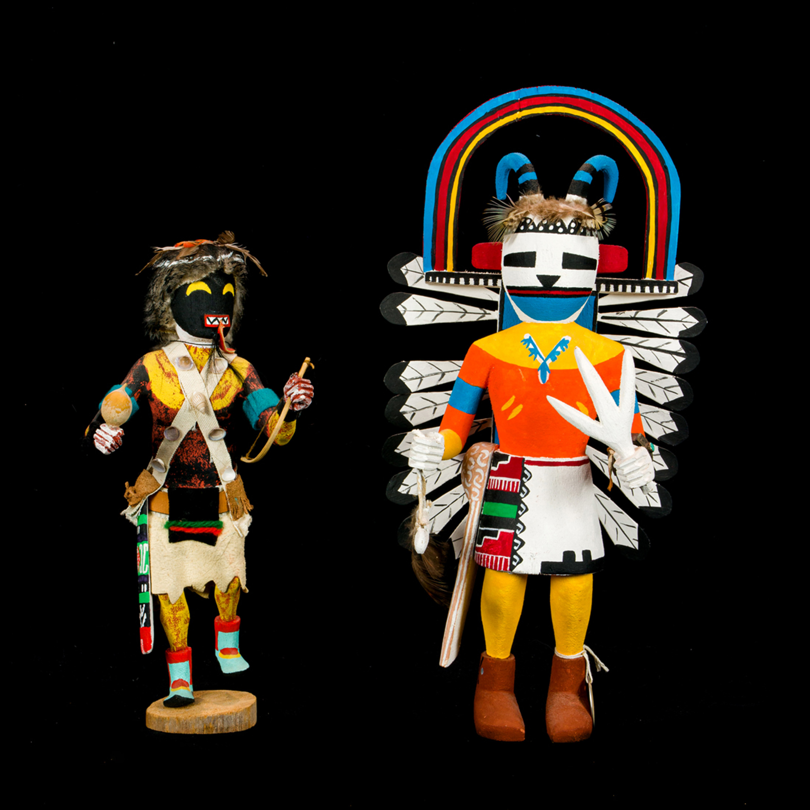 Appraisal: LOT OF NATIVE AMERICAN KACHINAS INCLUDING ONE BY MARY POHOMA