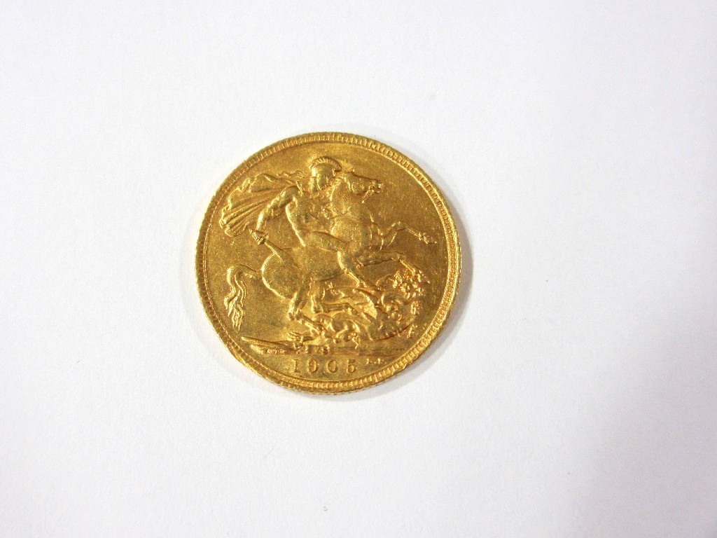 Appraisal: An Edward VII gold sovereign