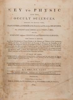 Appraisal: Occult Sibly Ebenezer A Key to Physic and the Occult