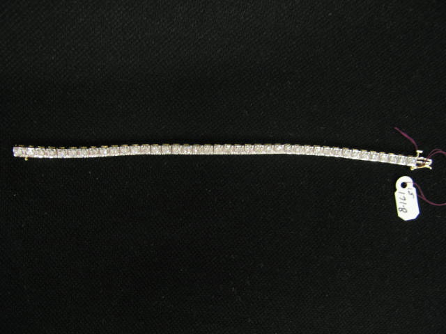 Appraisal: Diamond Bracelet with Carats of Diamonds round diamonds in k