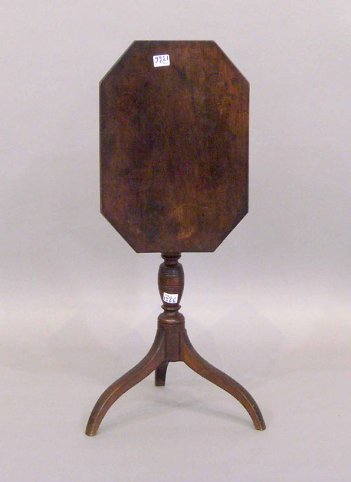 Appraisal: Federal cherry candlestand th c h w