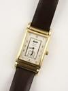 Appraisal: GENT'S WATCH - K yellow gold Tissot tank form Lisboa