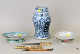 Appraisal: Group Several Asian Wares Group of several Asian wares comprising