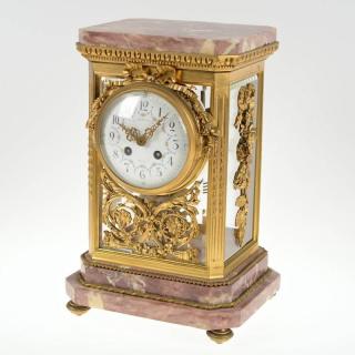 Appraisal: Tiffany Co Louis XVI style bronze mantel clock First half