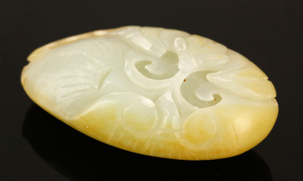 Appraisal: - White Jade Pendant White jade pendant h