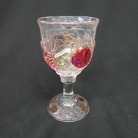 Appraisal: Della Robbia Glass Goblets excellent