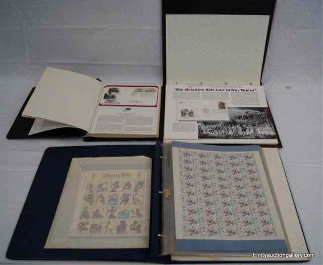 Appraisal: Books of First Day Issue Olympic StampsIncludes First Day Cover