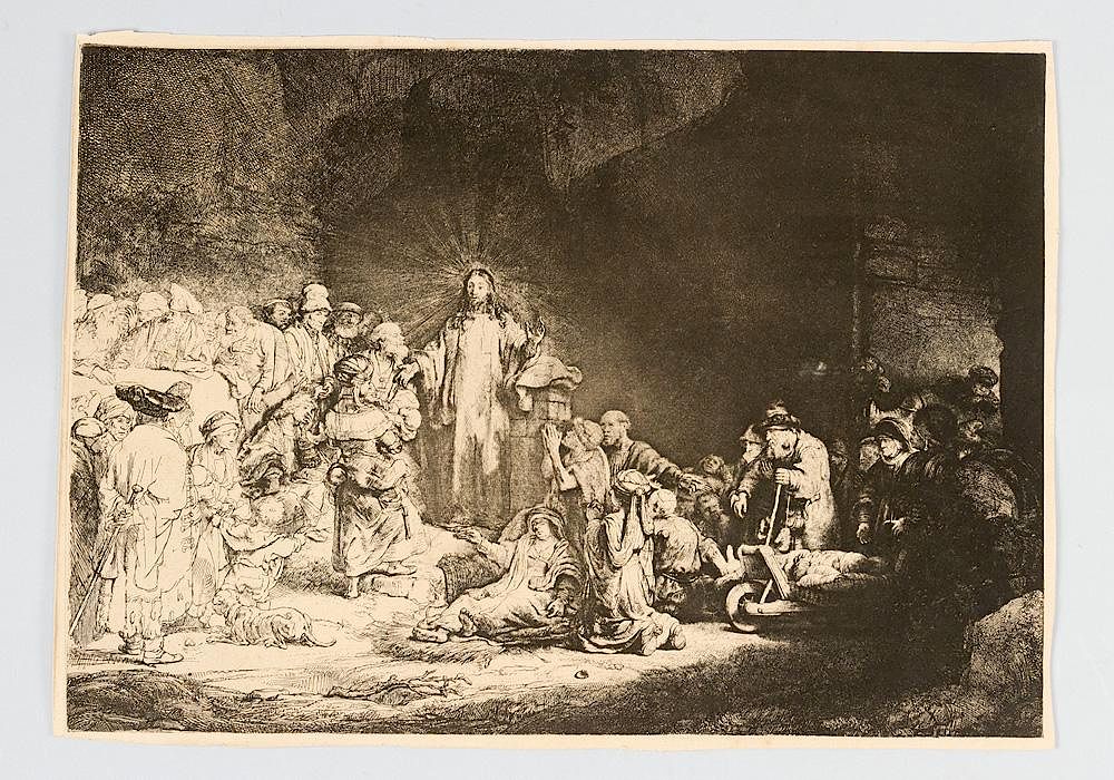 Appraisal: Rembrandt Harmenszoon van Rijn - etching Rembrand Harmenzoon van Rijn