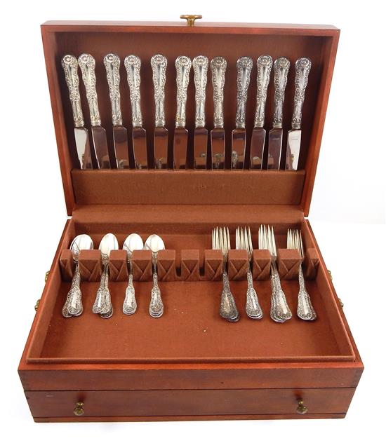 Appraisal: SILVER Dominick Haff sterling partial flatware set No pattern c