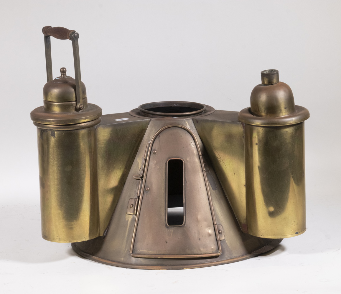 Appraisal: TH C BINNACLE COWLING ONLY Brass and Copper in tapered