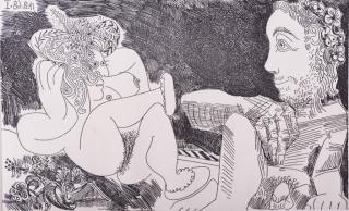 Appraisal: Picasso Odalisque en Pantoufles au Chapeau Pablo Picasso Spanish -