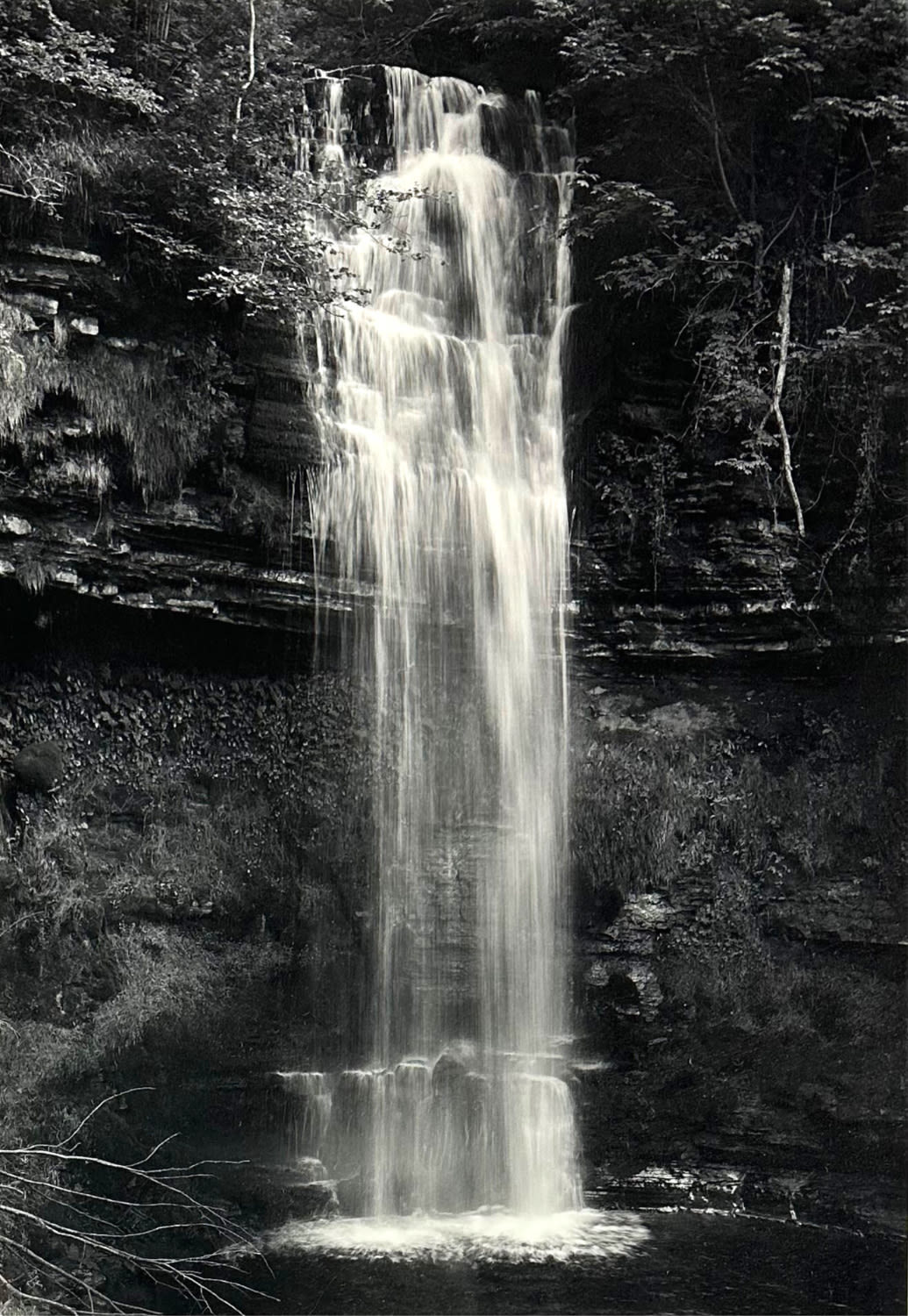 Appraisal: Paul Caponigro Waterfall Sligo Ireland Signed Edition Image x Frame