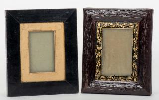 Appraisal: Sand Frames English or German ca Two vintage sand frames