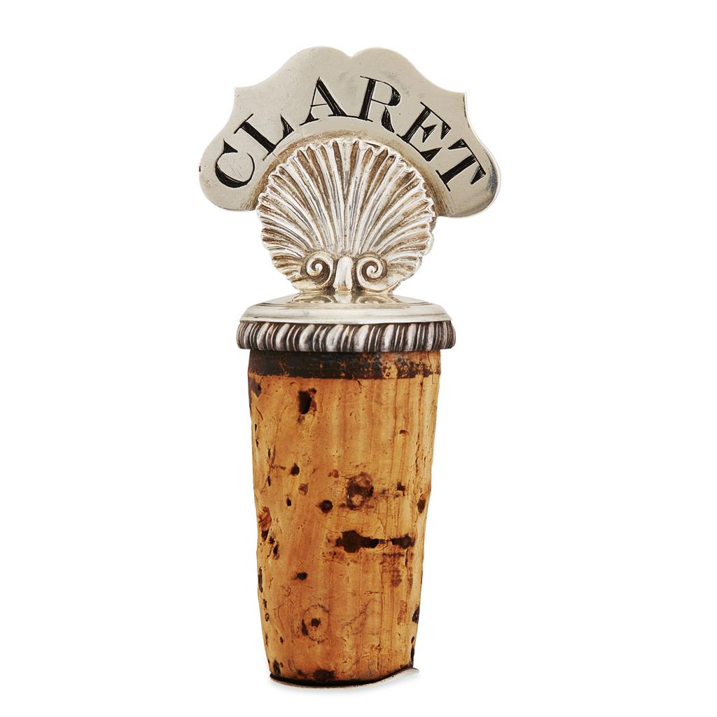 Appraisal: A wine bottle stopper George Pearson London the cork stopper