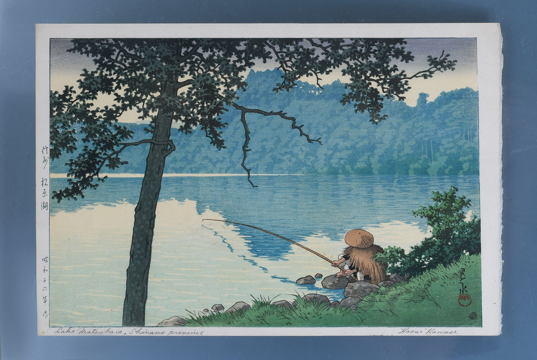 Appraisal: KAWASE Hasui Japanese - ''Lake Matsubara Shinano Province'' Woodblock Print