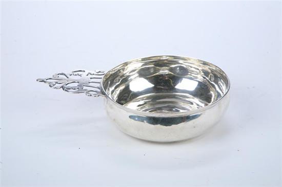 Appraisal: SILVER PORRINGER Marked for Thomas Coverly Kane mark A Boston