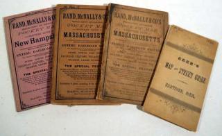 Appraisal: pc New England ANTIQUE ENGRAVED MAPS Details This lot consists