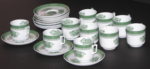 Appraisal: Set of Copeland Spode Pottery Demi-cups and Saucers th century