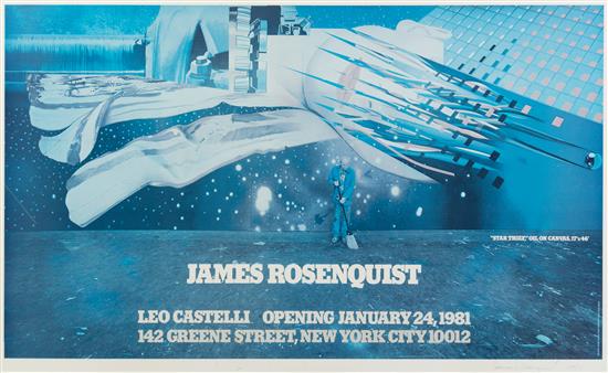 Appraisal: Sale Lot After James Rosenquist American b Castelli Gallery offset