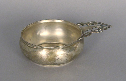 Appraisal: Tiffany Co sterling silver porringer dia approx troy oz