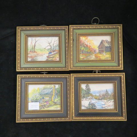 Appraisal: pc Estate Lot of Artwork Frames