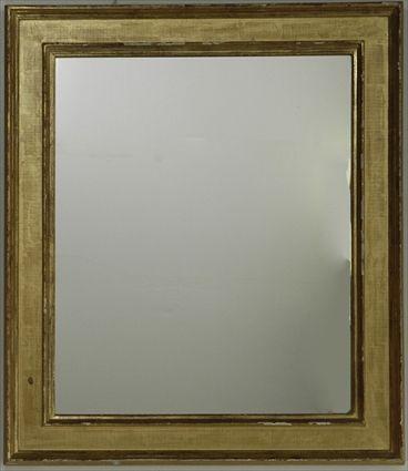 Appraisal: Rectangular Giltwood Mirror x x in