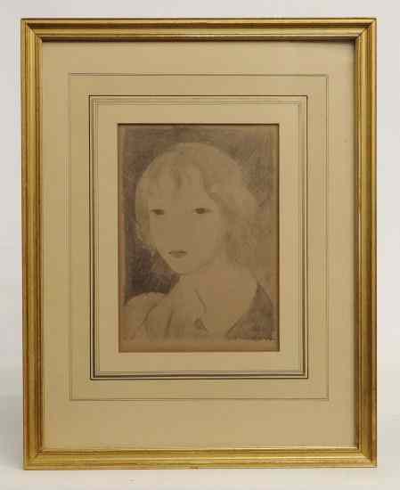 Appraisal: Pencil signed and numbered Marie Laurencin France Spain - Sight