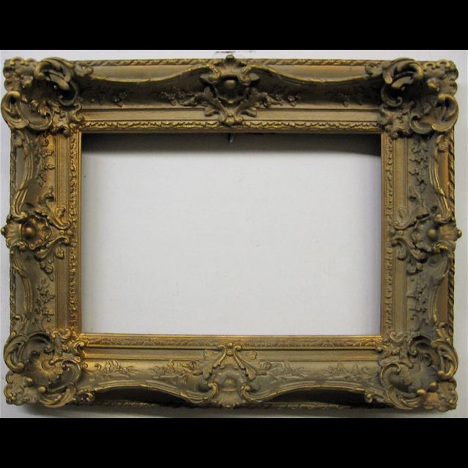 Appraisal: ANTIQUE GILT FIN PICTURE FRAME INSIDE MEASUREMENT - X OUTSIDE