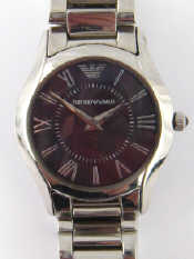 Appraisal: A Lady's Emporio Armani steel wristwatch with quartz movement and