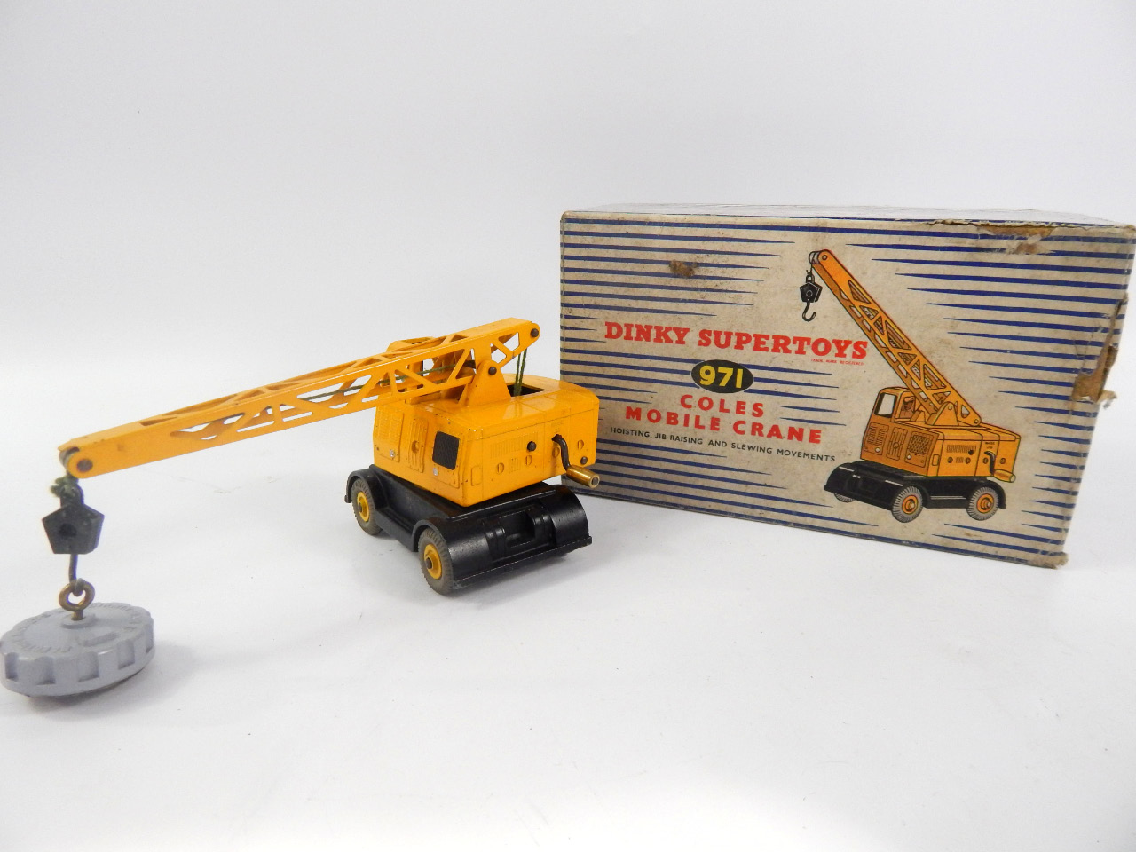 Appraisal: A Dinky Supertoys Coles Mobile Die-Cast crane number in original