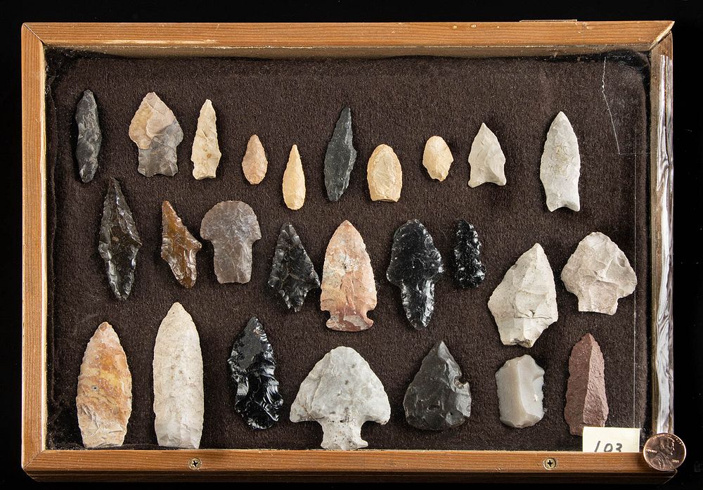 Appraisal: Native American Near Eastern Stone Tools Native American California Arkansas