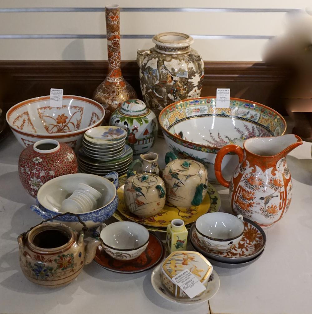 Appraisal: Collection of Assorted Southeast Asian Ceramic and Porcelain Table Articles