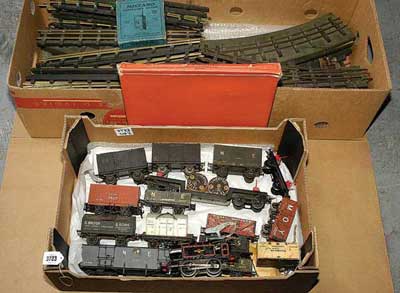 Appraisal: Bassett-Lowke Hornby Nords O Gauge items consisting of Bassett-Lowke -rail