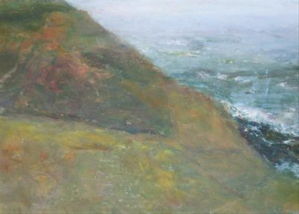 Appraisal: Sylvia Levine - Cornish coastal scene Oil on board cm